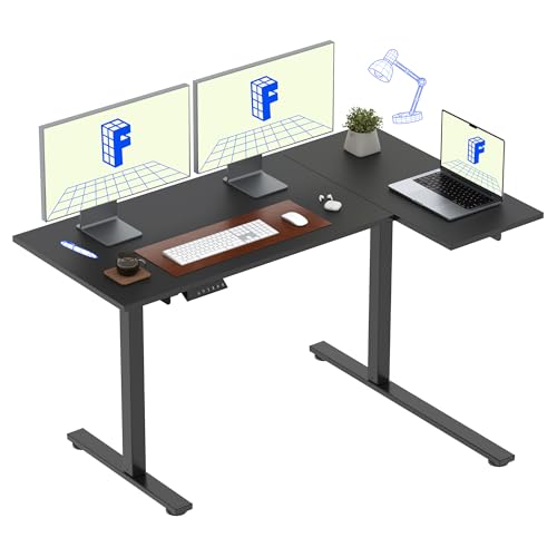 FLEXISPOT 昇降式デスク 電動 EF1 L字デスク パソコンデスク 昇降式
